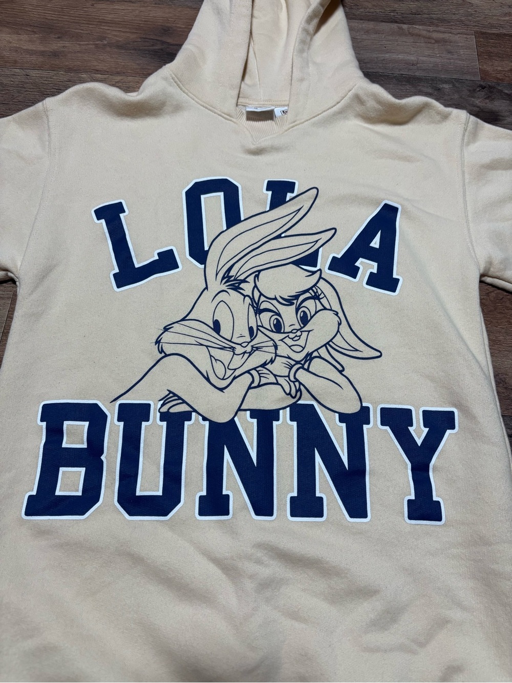 Zara Cream Hoodie with Lola Bunny Graphic size 10